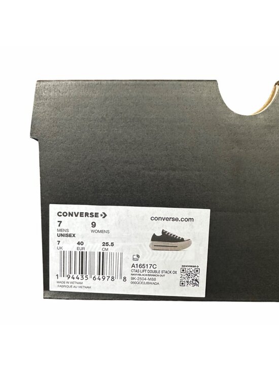 ⭐Converse Lift Double Stack Platform Plaid Sz 7 Mens shoes Sneaker Black A16517C